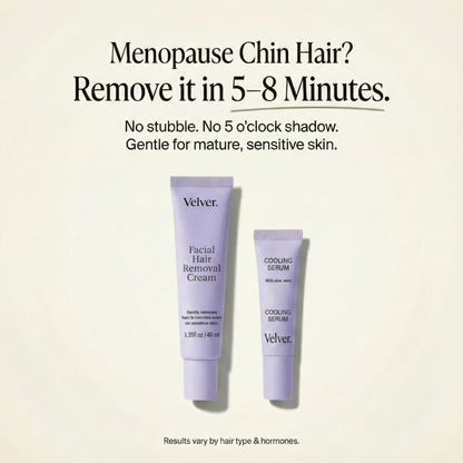 Velver — Hair Removal Cream for Menopause Chin & Upper-Lip Hair (45+)