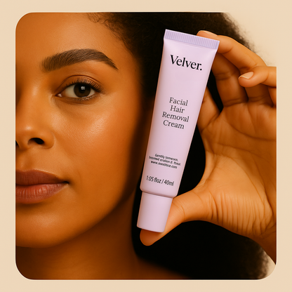 Facial Hair Removal Cream & Calming Serum