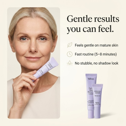 Velver — Hair Removal Cream for Menopause Chin & Upper-Lip Hair (45+)
