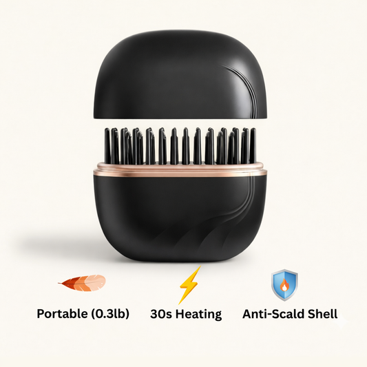 Velver - Cordless Mini Hair Straightening Brush